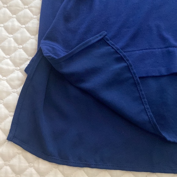 Chico’s long sleeve royal blue like top vg preowned condition size Chico 2 or L - Picture 8 of 10